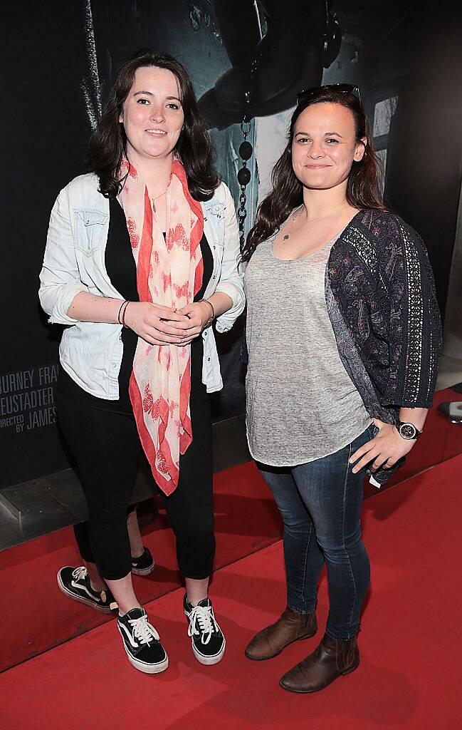 Aoife O Shea and Aisling Casey  pictured at The Irish premiere screening of The Conjuring 2 at The Lighthouse Cinema..Picture:Brian mcEvoy.