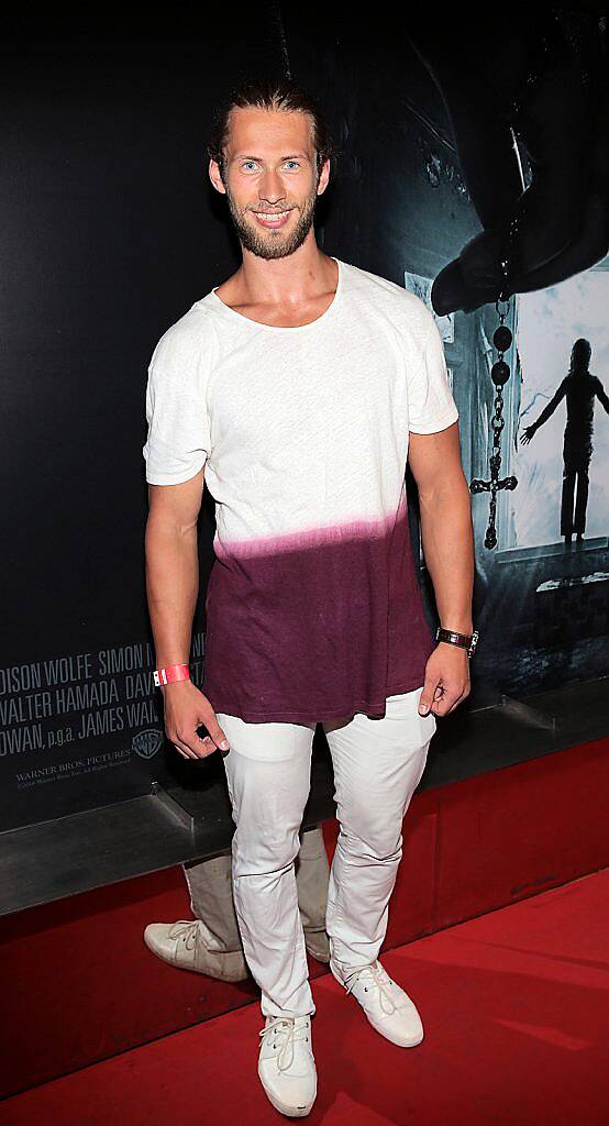 Pavol Ponik  pictured at The Irish premiere screening of The Conjuring 2 at The Lighthouse Cinema..Picture:Brian mcEvoy.