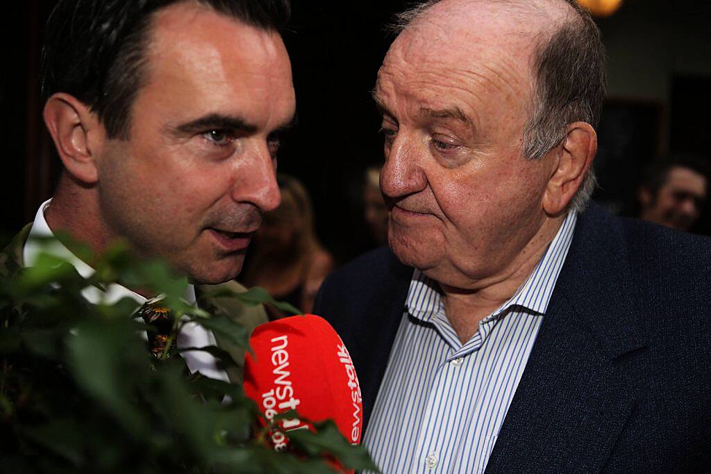 Oisin Davis, George Hook at the launch of the Irish Gin and Tonic Fest in Coppinger Row