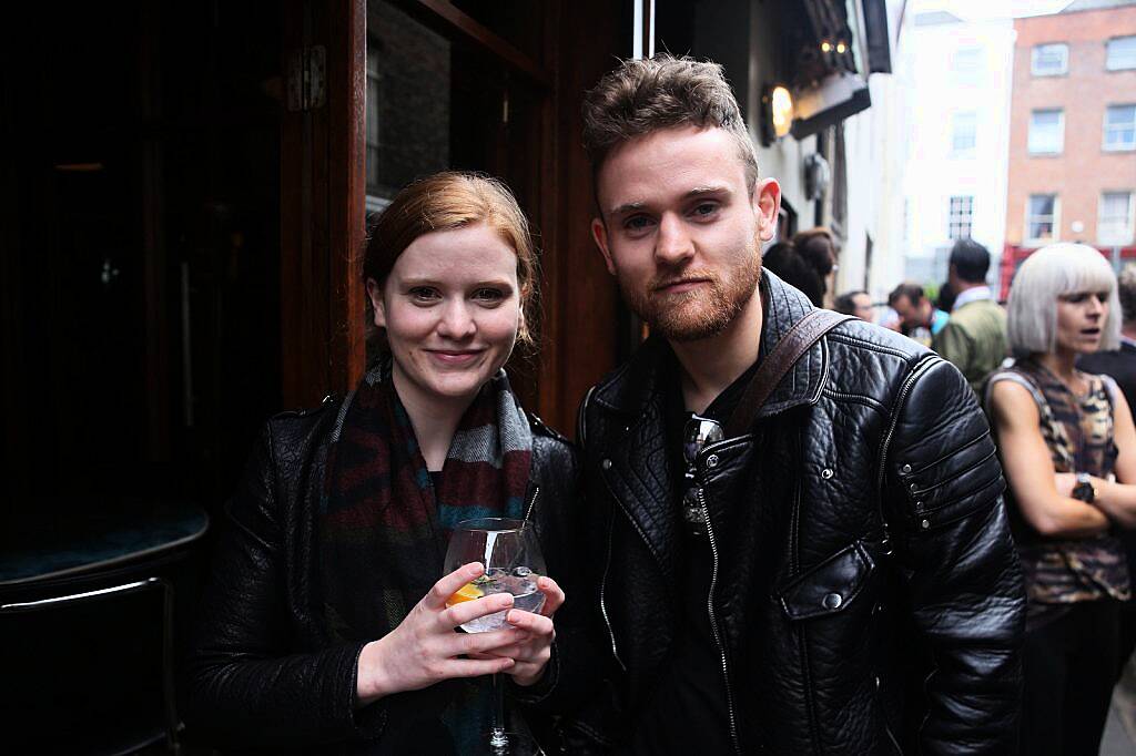 Kate Morgan, Peter Morgan at the launch of the Irish Gin and Tonic Fest in Coppinger Row