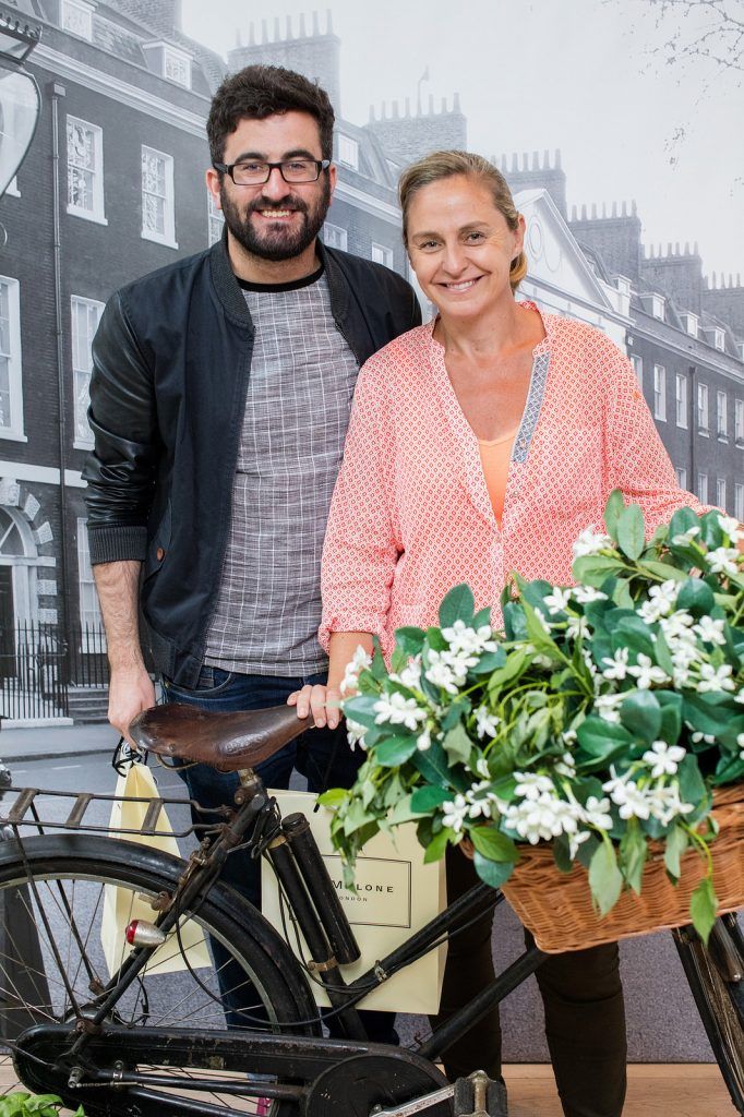 Debbie O’Donnell & Patrick Kavanagh pictured  at the Jo Malone London 'Basil & Neroli' launch in the Morrison Hotel Dublin. Photo: Anthony Woods