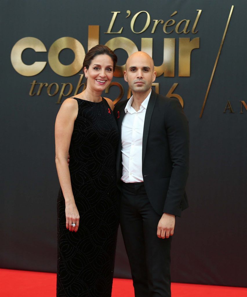 
Monica Theodoro and Omar Hajeri, pictured at the 50th anniversary L’Oreal Colour Trophy held in the Convention Centre, Dublin. Pic. Robbie Reynolds
