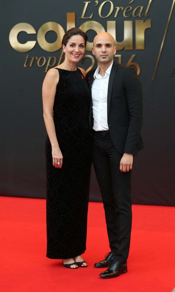 
Monica Theodoro and Omar Hajeri, pictured at the 50th anniversary L’Oreal Colour Trophy held in the Convention Centre, Dublin. Pic. Robbie Reynolds
