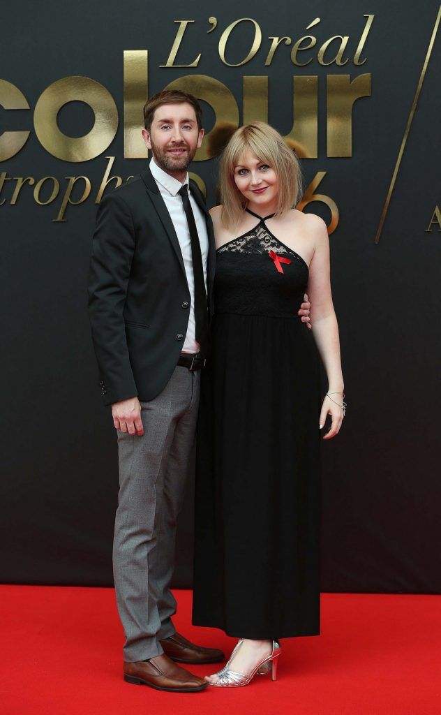 
Peter Stephenson and Julia Ronayne, pictured at the 50th anniversary L’Oreal Colour Trophy held in the Convention Centre, Dublin. Pic. Robbie Reynolds
