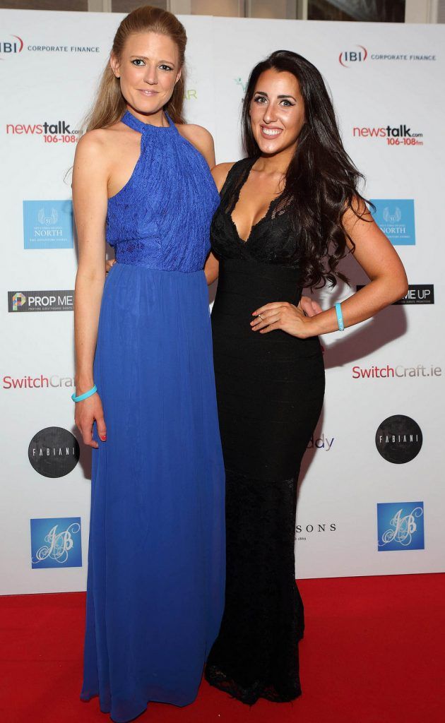 Nichola Fitzpatrick and Stephanie McGovern  at The June Ball in aid of the Irish Motor Neurone Disease Association at The Doubletree Hilton Hotel Dublin..Pictures :Brian McEvoy.