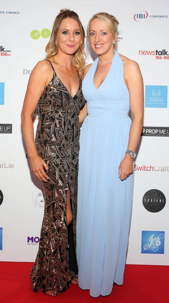 Sinead Kearns and Sinead Philips  at The June Ball in aid of the Irish Motor Neurone Disease Association at The Doubletree Hilton Hotel Dublin..Pictures :Brian McEvoy