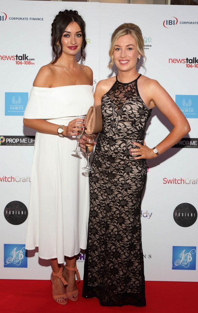 Fiona Fitzsimons and Laura White  at The June Ball in aid of the Irish Motor Neurone Disease Association at The Doubletree Hilton Hotel Dublin..Pictures :Brian McEvoy