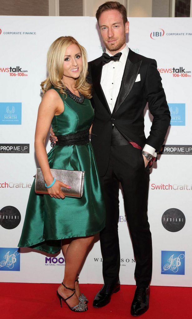 Neasa Ni Ghrada and Stephen Henry  at The June Ball in aid of the Irish Motor Neurone Disease Association at The Doubletree Hilton Hotel Dublin..Pictures :Brian McEvoy.