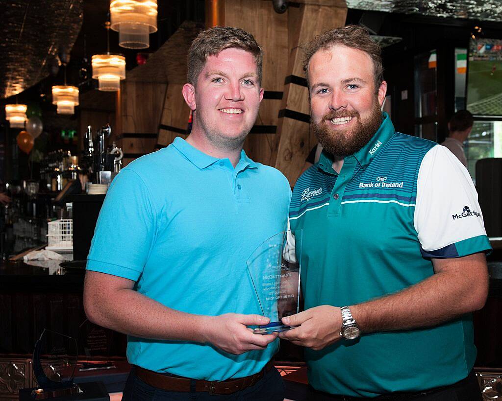 Edwin McGrath ( Galway ) & Shane Lowry 