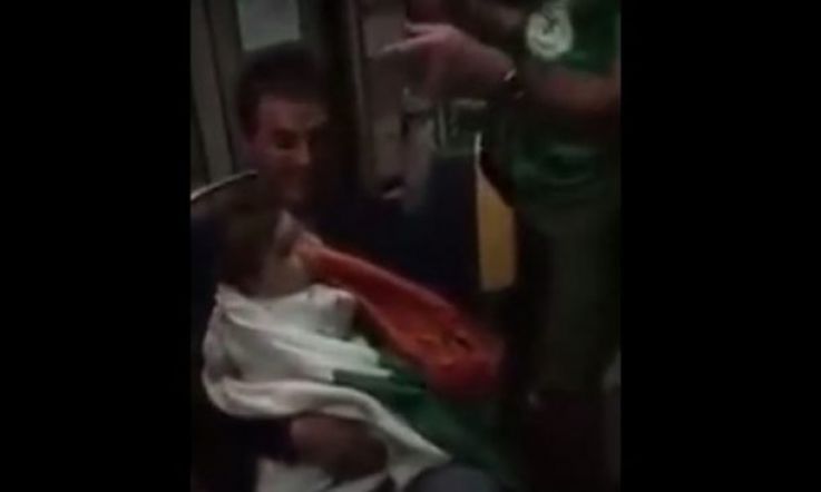 Irish fans outdo themselves by singing lullabies for baby