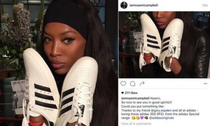 Naomi Campbell makes a big boo-boo with Insta post