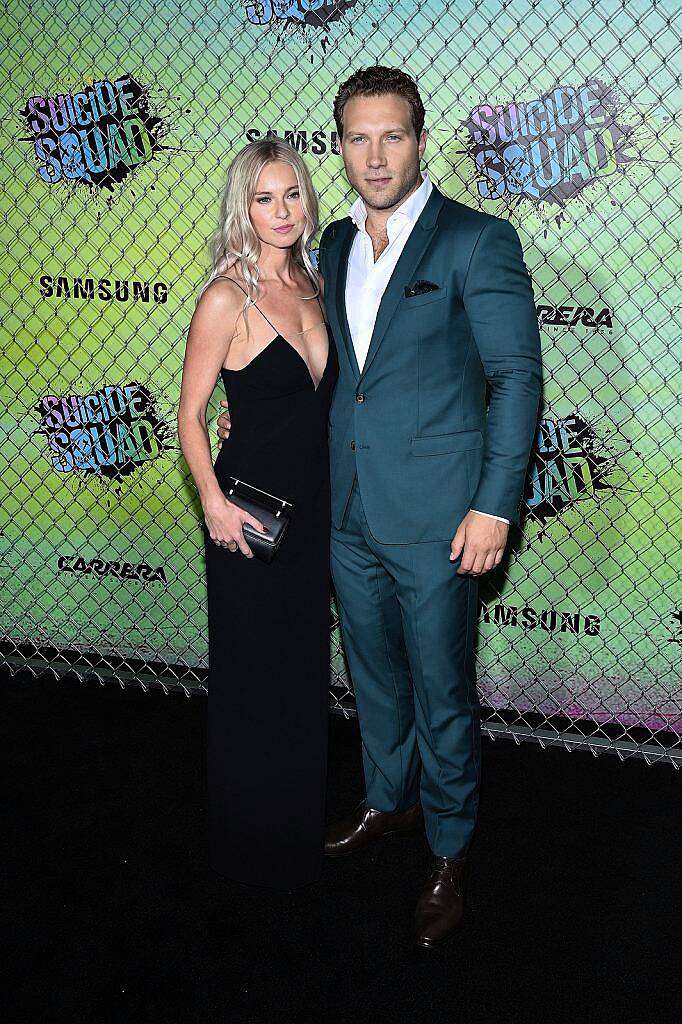 Actor Jai Courtney (R) attends the Suicide Squad premiere sponsored by Carrera at Beacon Theatre on August 1, 2016 in New York City.  (Photo by Bryan Bedder/Getty Images for Carrera)