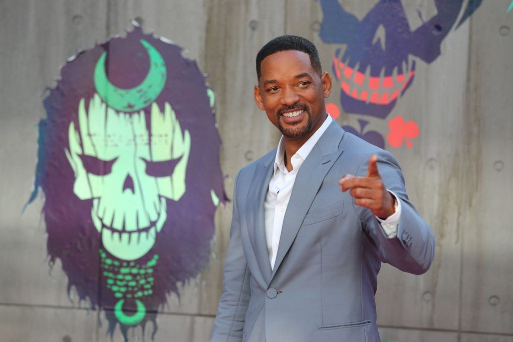 US actor Will Smith poses as he arrives to attend the European premiere of the film Suicide Squad in central London on August 3, 2016.  / AFP / JUSTIN TALLIS        (Photo credit JUSTIN TALLIS/AFP/Getty Images)