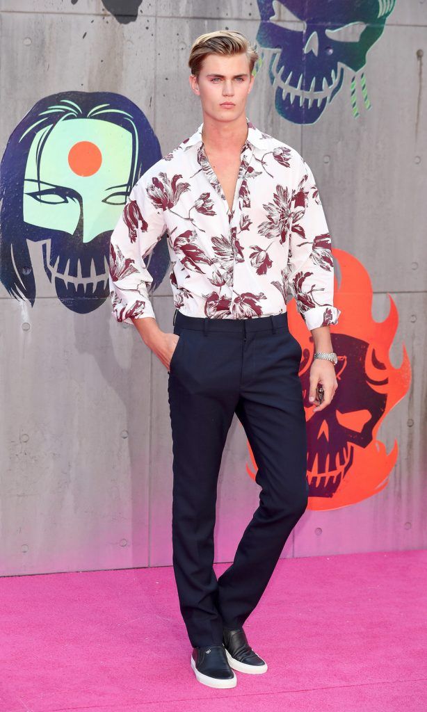 Samuel Harwood attends the European Premiere of "Suicide Squad" at the Odeon Leicester Square on August 3, 2016 in London, England.  (Photo by Chris Jackson/Getty Images)
