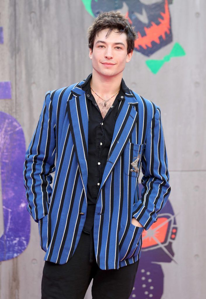 Ezra Miller attends the European Premiere of "Suicide Squad" at the Odeon Leicester Square on August 3, 2016 in London, England.  (Photo by Chris Jackson/Getty Images)