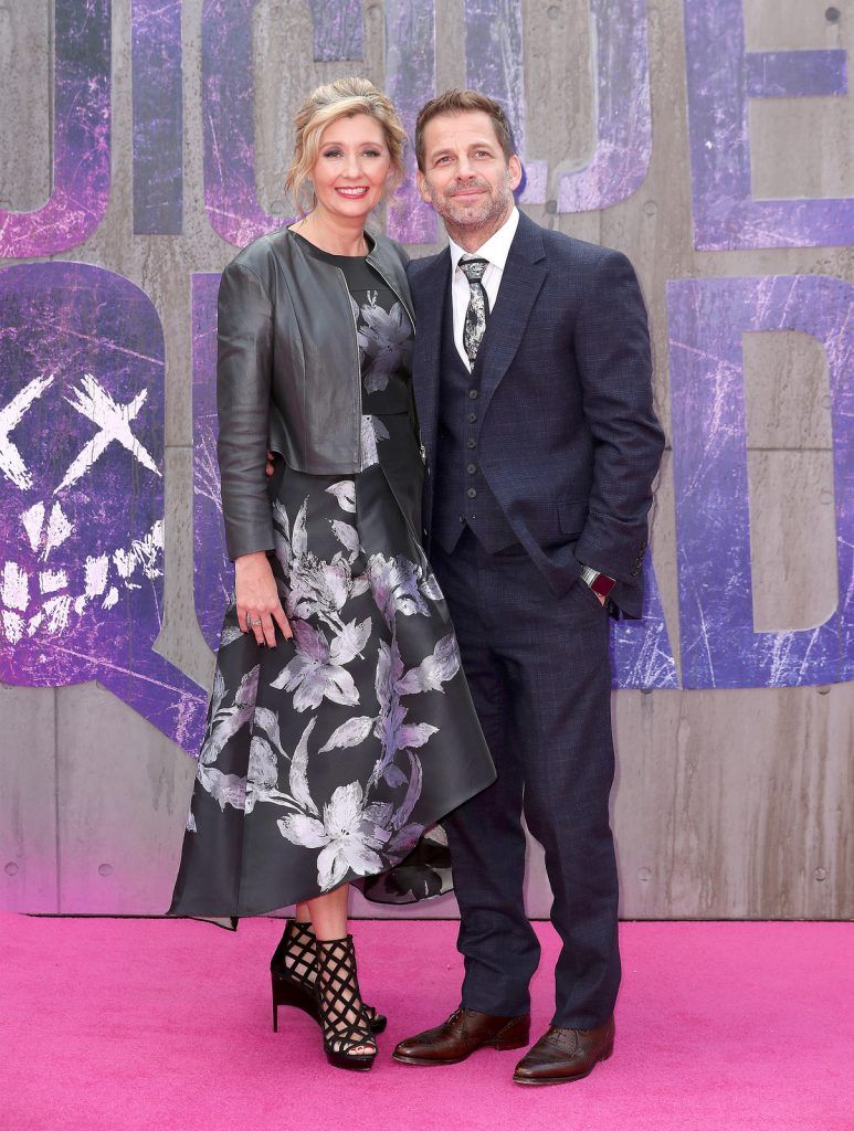 Deborah Snyder and Zack Snyder attend the European Premiere of "Suicide Squad" at the Odeon Leicester Square on August 3, 2016 in London, England.  (Photo by Chris Jackson/Getty Images)