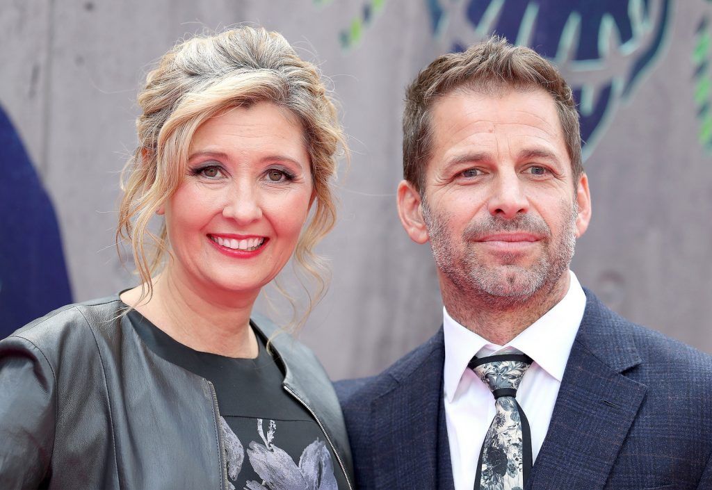 Deborah Snyder and Zack Snyder attend the European Premiere of "Suicide Squad" at the Odeon Leicester Square on August 3, 2016 in London, England.  (Photo by Chris Jackson/Getty Images)