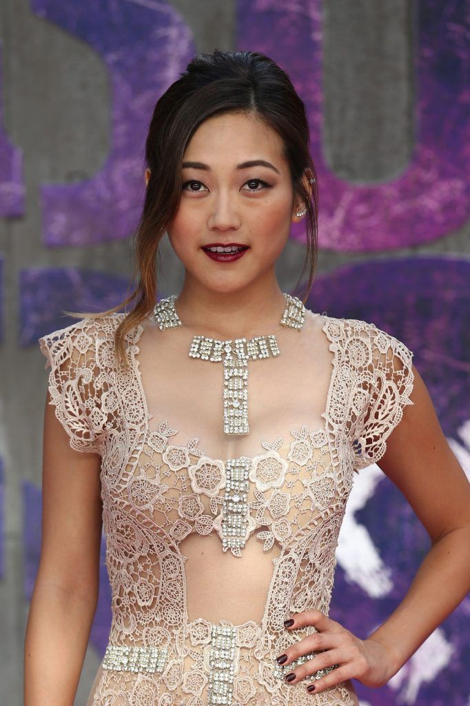 US actress Karen Fukuhara poses as she arrives to attend the European premiere of the film Suicide Squad in central London on August 3, 2016.  / AFP / JUSTIN TALLIS        (Photo credit JUSTIN TALLIS/AFP/Getty Images)
