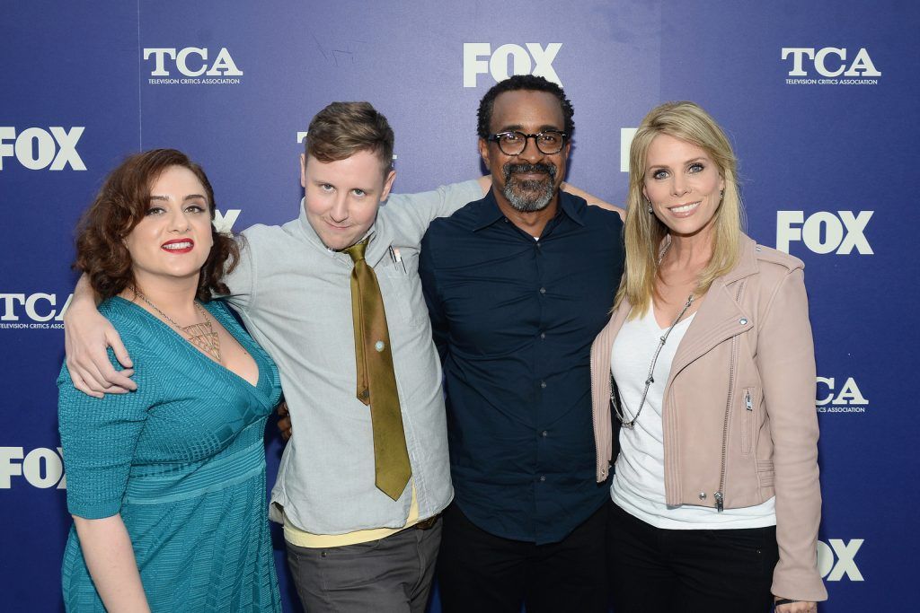 (L-R) Actors Artemis Pebdani, Johnny Pemberton, Tim Meadows and Cheryl Hines attend the FOX Summer TCA Press Tour on August 8, 2016 in Los Angeles, California.  (Photo by Matt Winkelmeyer/Getty Images)
