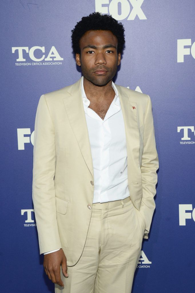 Actor Donald Glover attends the FOX Summer TCA Press Tour on August 8, 2016 in Los Angeles, California.  (Photo by Matt Winkelmeyer/Getty Images)