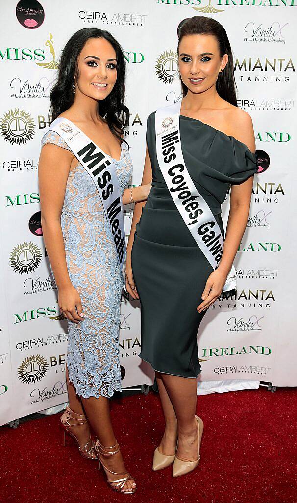 Aisling O Reilly and Tierna Slevin at the launch of Miss Ireland 2016 in association with Bellamianta Tan at Lillies Bordello,Dublin.Pictures Brian McEvoy.