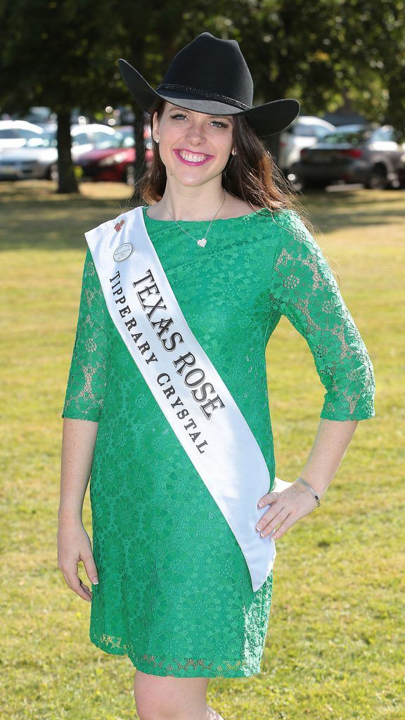 Texas Rose Katherine O Sullivan  at the  RTÉ Rose of Tralee launch  at RTÉ Studios in Donnybrook Dublin before hitting the road to Tralee.
Picture Brian McEvoy.