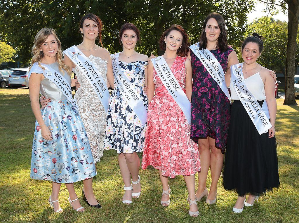 Roses from Australia at the  RTÉ Rose of Tralee launch  at RTÉ Studios in Donnybrook Dublin before hitting the road to Tralee.
Picture Brian McEvoy.