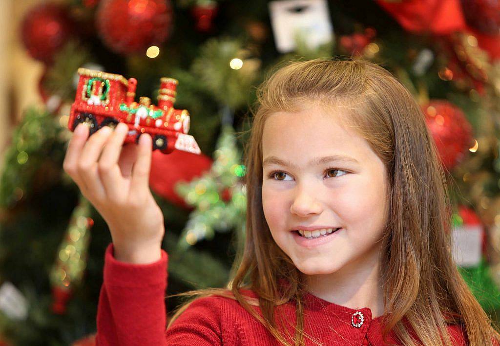 Brown Thomas Christmas launch 2016. Chloe Collins aged 8 from Castleknock pictured in Brown Thomas  Dublin as they unveiled its renowned Christmas Market. Photo:Leon Farrell/Photocall Ireland.