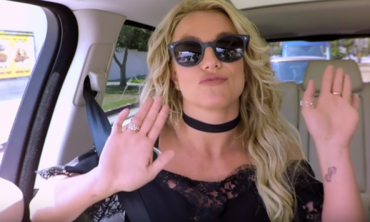 Here's a sneak preview of Britney Spears' 'Carpool Karaoke' with James Corden
