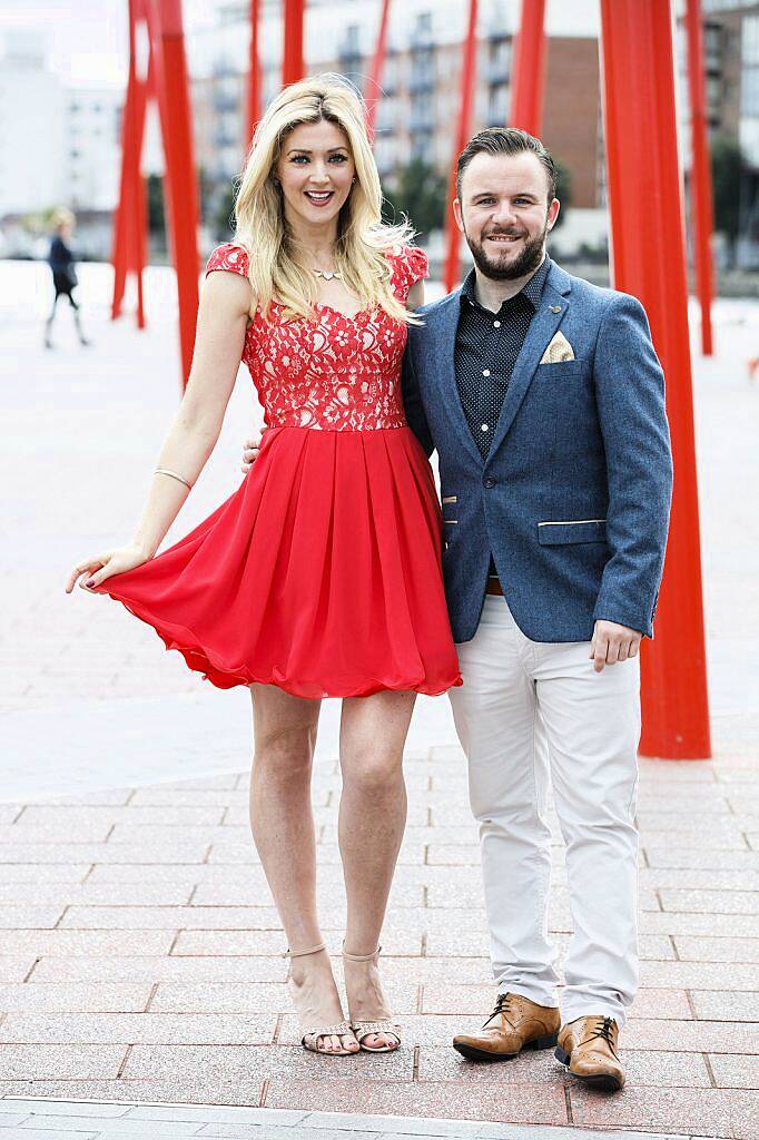 Jenny Dixon and Dave O'Sullivan (Kerry-Anne and Deco from Fair City) pictured at the RTÉ Television New Season Launch at the Bord Gáis Energy Theatre. Picture Andres Poveda