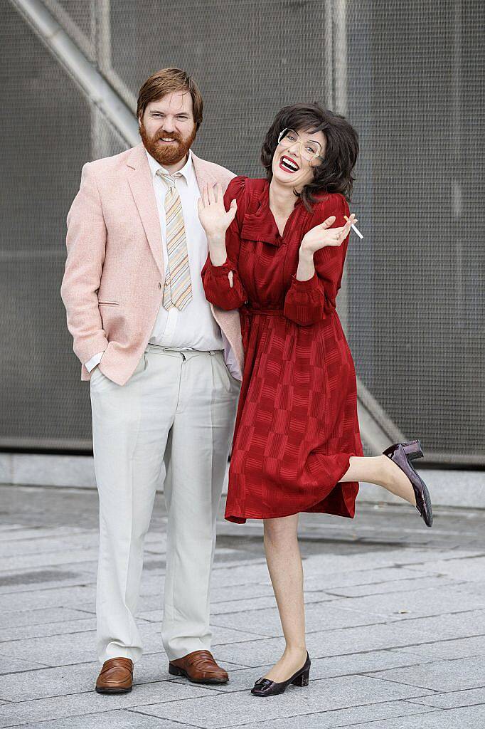 Bridgit and Eamonn (Bernard O'Shea and Jennifer Zamparelli) pictured at the RTÉ Television New Season Launch at the Bord Gáis Energy Theatre. Picture Andres Poveda