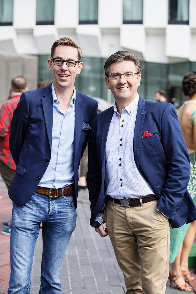 Ryan Tubridy and Daniel O'Donnell pictured at the RTÉ Television New Season Launch at the Bord Gáis Energy Theatre. Picture Andres Poveda