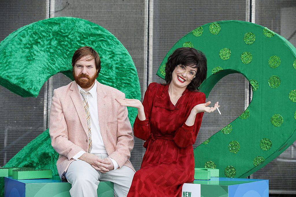 Bridgit and Eamonn (Bernard O'Shea and Jennifer Zamparelli) pictured at the RTÉ Television New Season Launch at the Bord Gáis Energy Theatre. Picture Andres Poveda