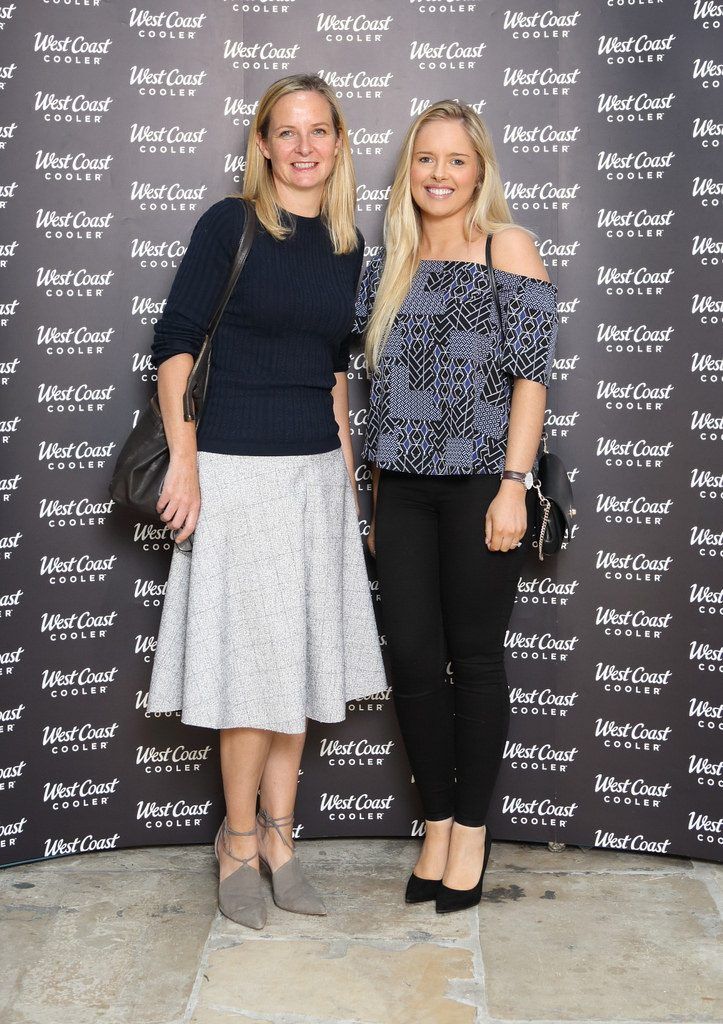 Joanne O'Hagan, Laura Blair at the launch of West Coast Cooler FASHIONWEEK's Autumn/Winter 2016 season. #WCCFW. Photo credit Chris Wilson.