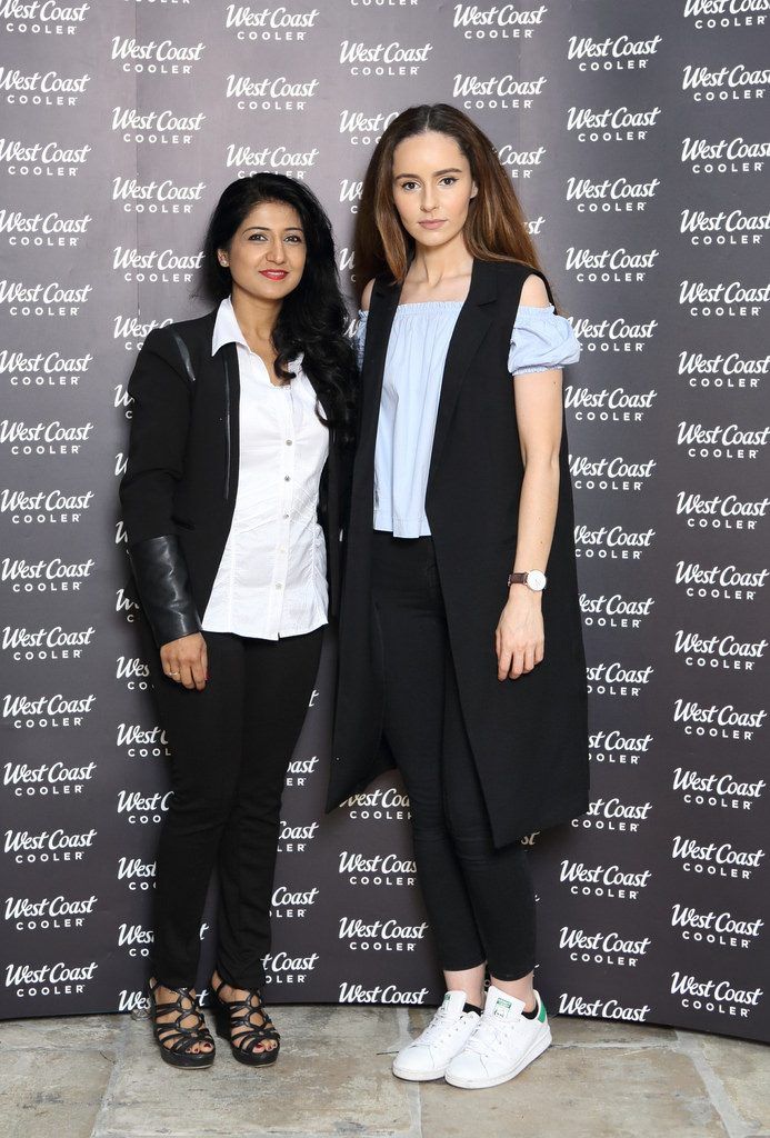 Binder Tohani, Sophia Aldi at the launch of West Coast Cooler FASHIONWEEK's Autumn/Winter 2016 season. #WCCFW. Photo credit Chris Wilson.