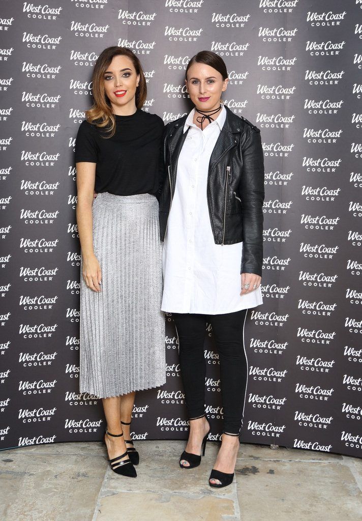 Lauren Foley, Aisling Gallagher at the launch of West Coast Cooler FASHIONWEEK's Autumn/Winter 2016 season. #WCCFW. Photo credit Chris Wilson.