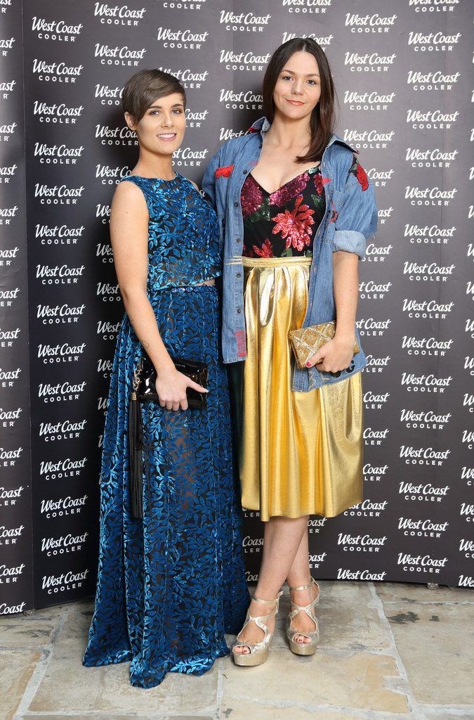 Kerry Burns, Donna McCabe at the launch of West Coast Cooler FASHIONWEEK's Autumn/Winter 2016 season. #WCCFW. Photo credit Chris Wilson.