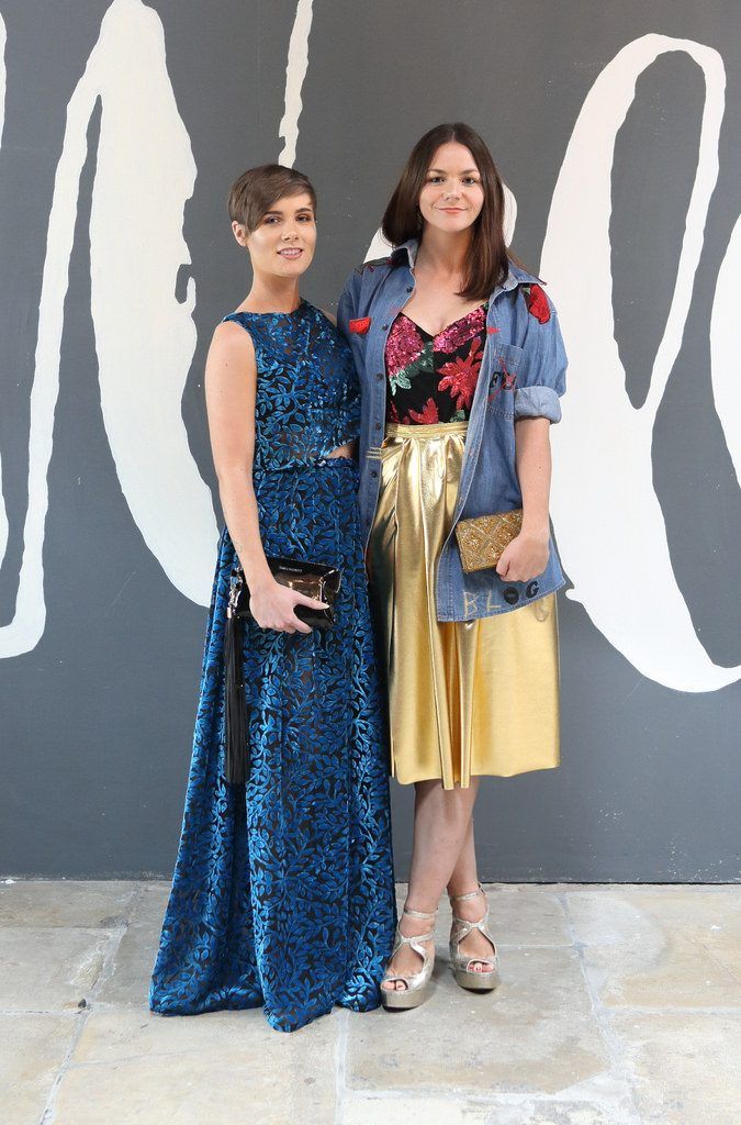 Kerry Burns, Donna McCabe at the launch of West Coast Cooler Belfast FASHIONWEEK's Autumn/Winter 2016 season. #WCCFW. Photo credit Chris Wilson.