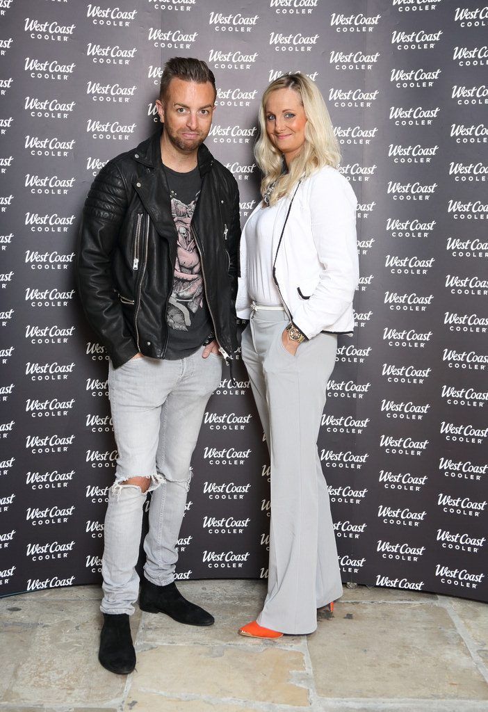 Brendan McDowell, Christine Jones at the launch of West Coast Cooler FASHIONWEEK's Autumn/Winter 2016 season. #WCCFW. Photo credit Chris Wilson.