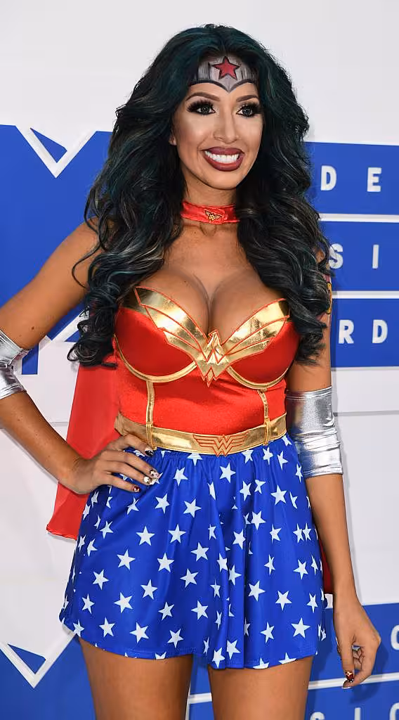 American reality television personality Farrah Abraham arrives for the 2016 MTV Video Music Awards August 28, 2016 at Madison Square Garden in New York. / AFP / Angela Weiss        (Photo credit should read ANGELA WEISS/AFP/Getty Images)