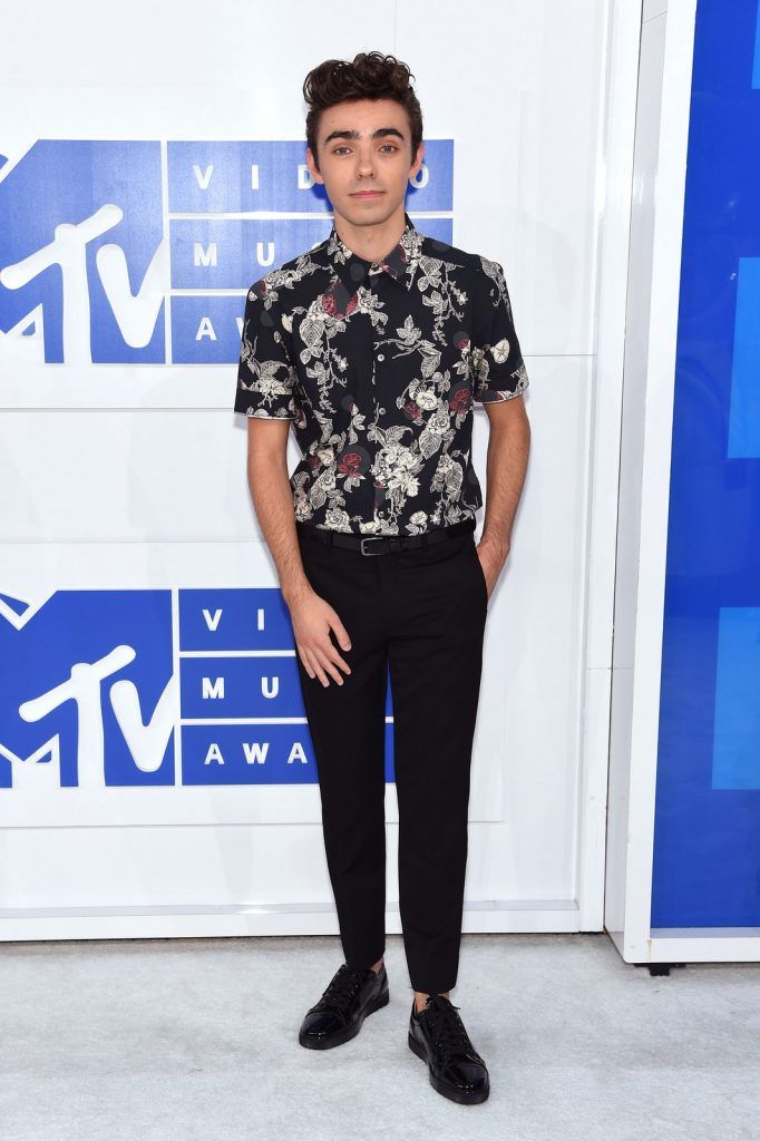 NEW YORK, NY - AUGUST 28:  Nathan Sykes attends the 2016 MTV Video Music Awards at Madison Square Garden on August 28, 2016 in New York City.  (Photo by Jamie McCarthy/Getty Images)