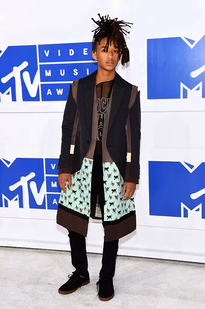 NEW YORK, NY - AUGUST 28:  Jaden Smith attends the 2016 MTV Video Music Awards at Madison Square Garden on August 28, 2016 in New York City.  (Photo by Jamie McCarthy/Getty Images)