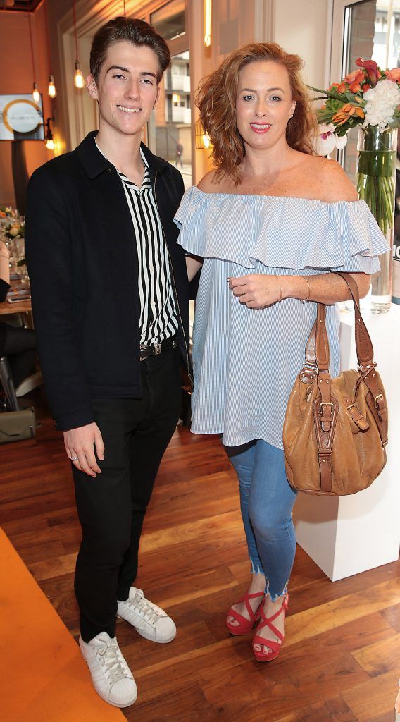 Conor Davage and Jessica Hickey at the reveal of the Clarisonic Alfa and Mia Fit Sonic Cleansing Device at Counter Culture, Dublin (Photo by Brian McEvoy).