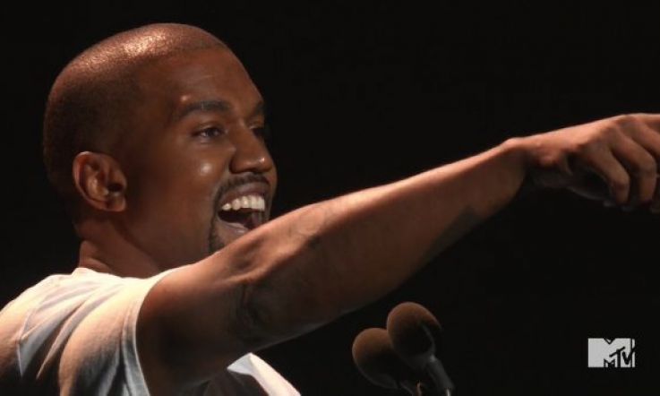 Here's what Kanye did with his 7 minutes of freedom at the VMAs last night