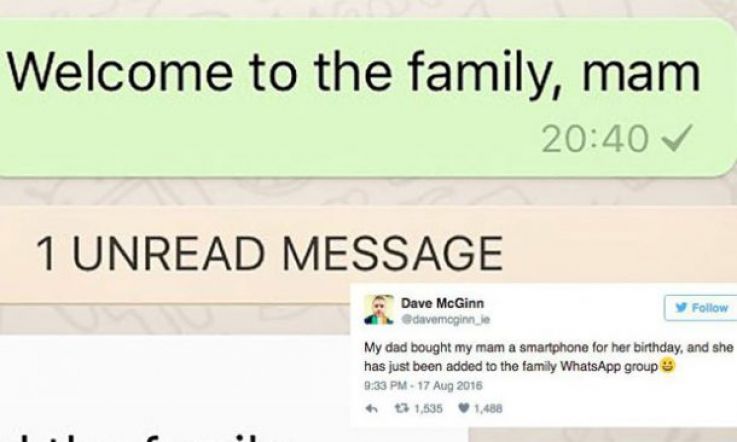 Irish Mam joins family WhatsApp group with the best opening line of all time