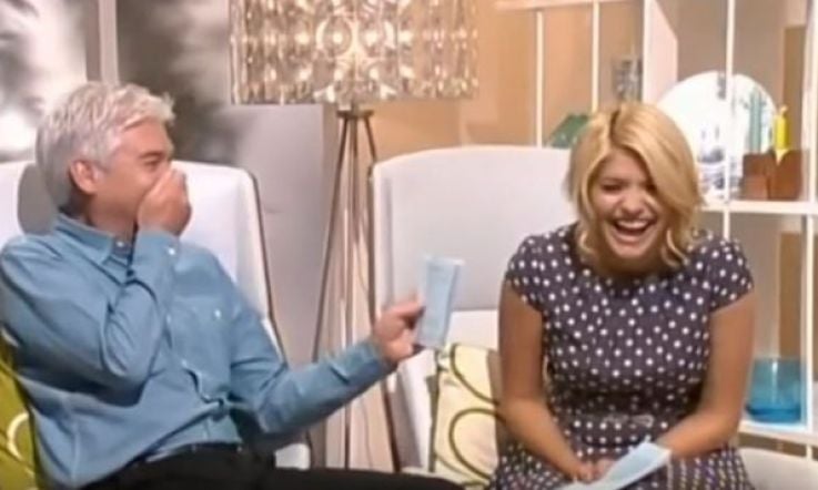 Watch: This Morning presenters cracking up at sexual innuendo