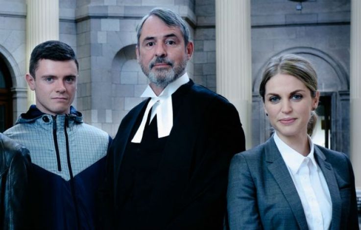 Amy Huberman channels Ally McBeal in her new role as fancy lawyer ...