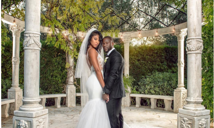 Another fab celeb wedding: Eniko Parrish becomes Mrs Kevin Hart