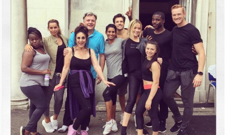 Laura Whitmore shares #bts Strictly pics and a peek into the Strictly makeup kit