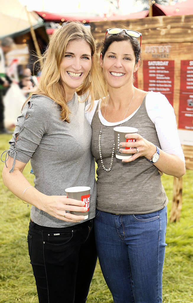 Amanda Roche Kelly and Fiona Rowley at the JUST EAT Retreat at Electric Picnic. photo Kieran Harnett